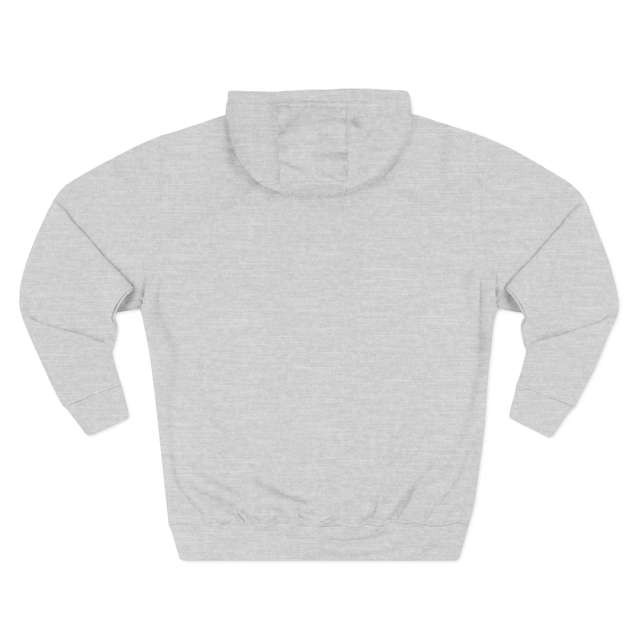Retro Surfboard Graphic Hoodie — Three-Panel Fleece Pullover