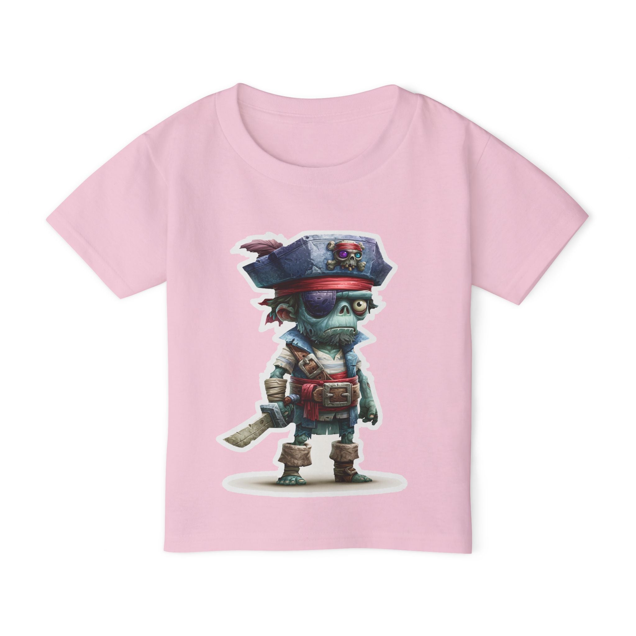 Toddler Pirate Skeleton Tee — Cute Skull Captain Kids T‑Shirt