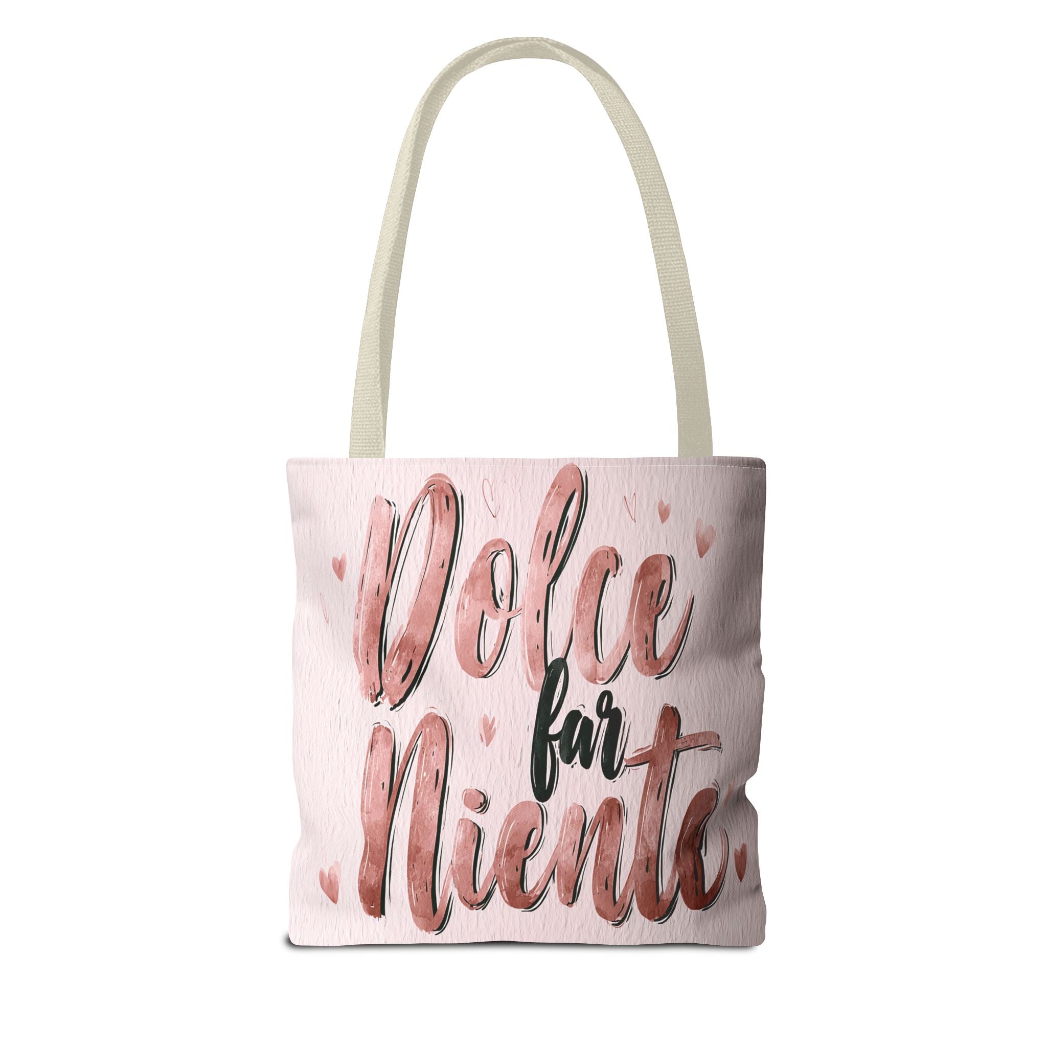 Dolce Far Niente Tote Bag — Italian 'Sweet Doing Nothing' Floral Fashion Tote