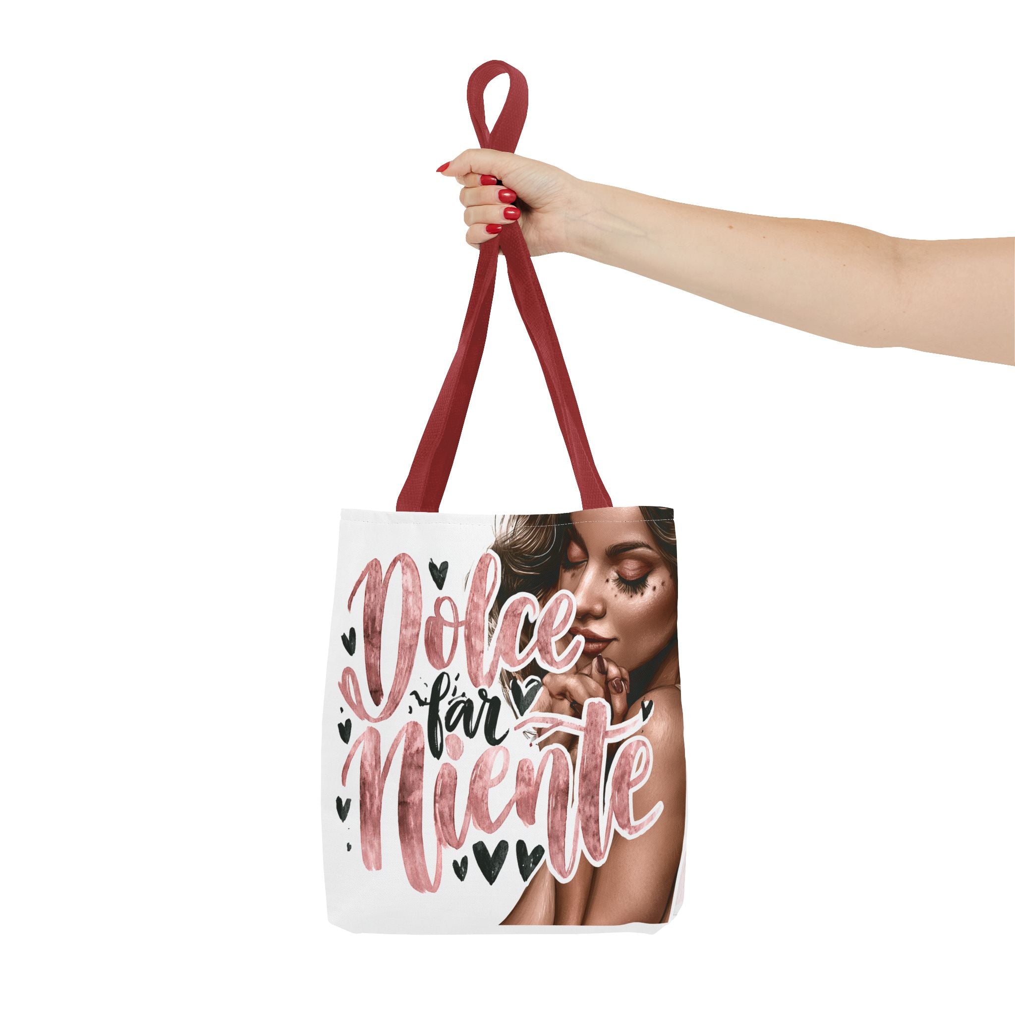 Dolce Far Niente Tote Bag — Italian 'Sweet Doing Nothing' Floral Fashion Tote