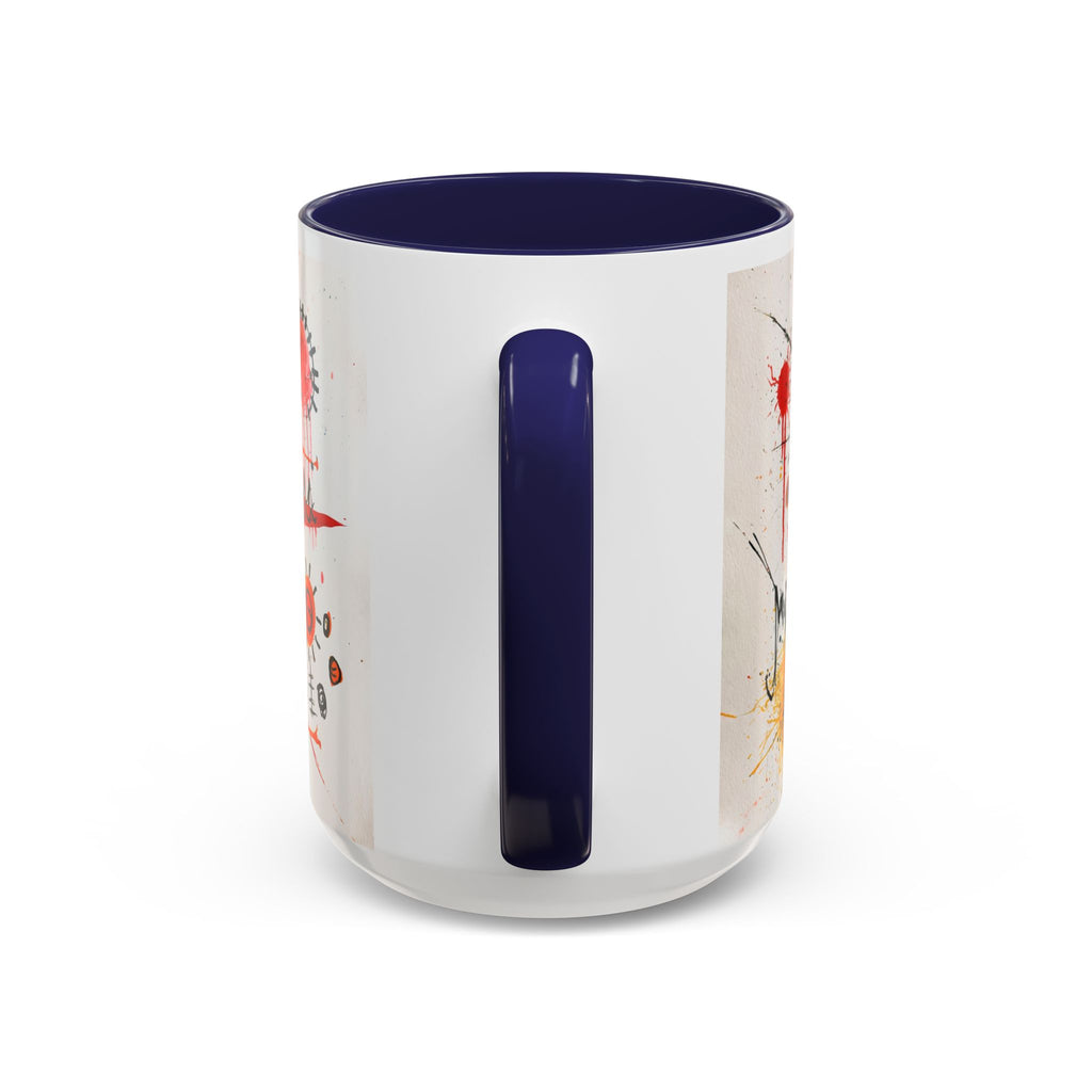 Abstract Monster Art Coffee Mug — Colorful Graffiti-Style Accent Mug (11/15oz)