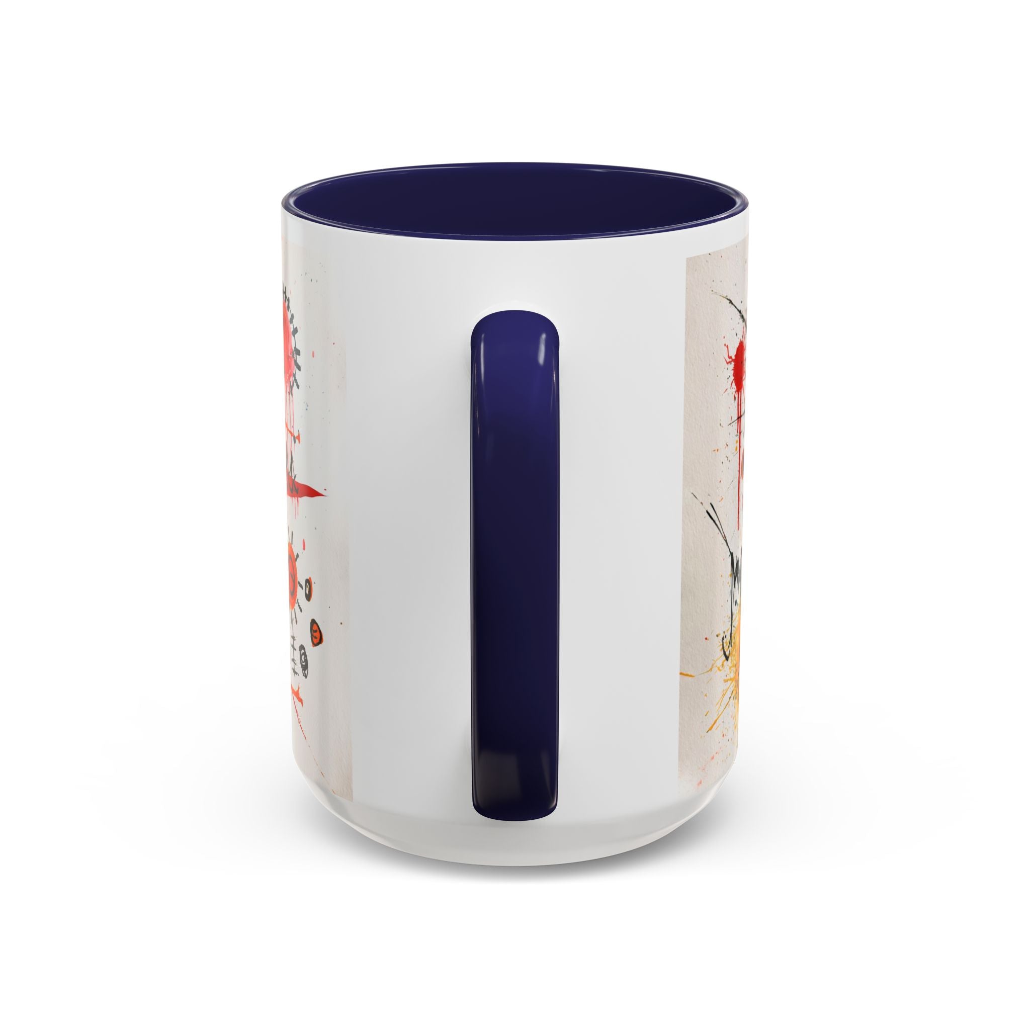 Abstract Monster Art Coffee Mug — Colorful Graffiti-Style Accent Mug (11/15oz)