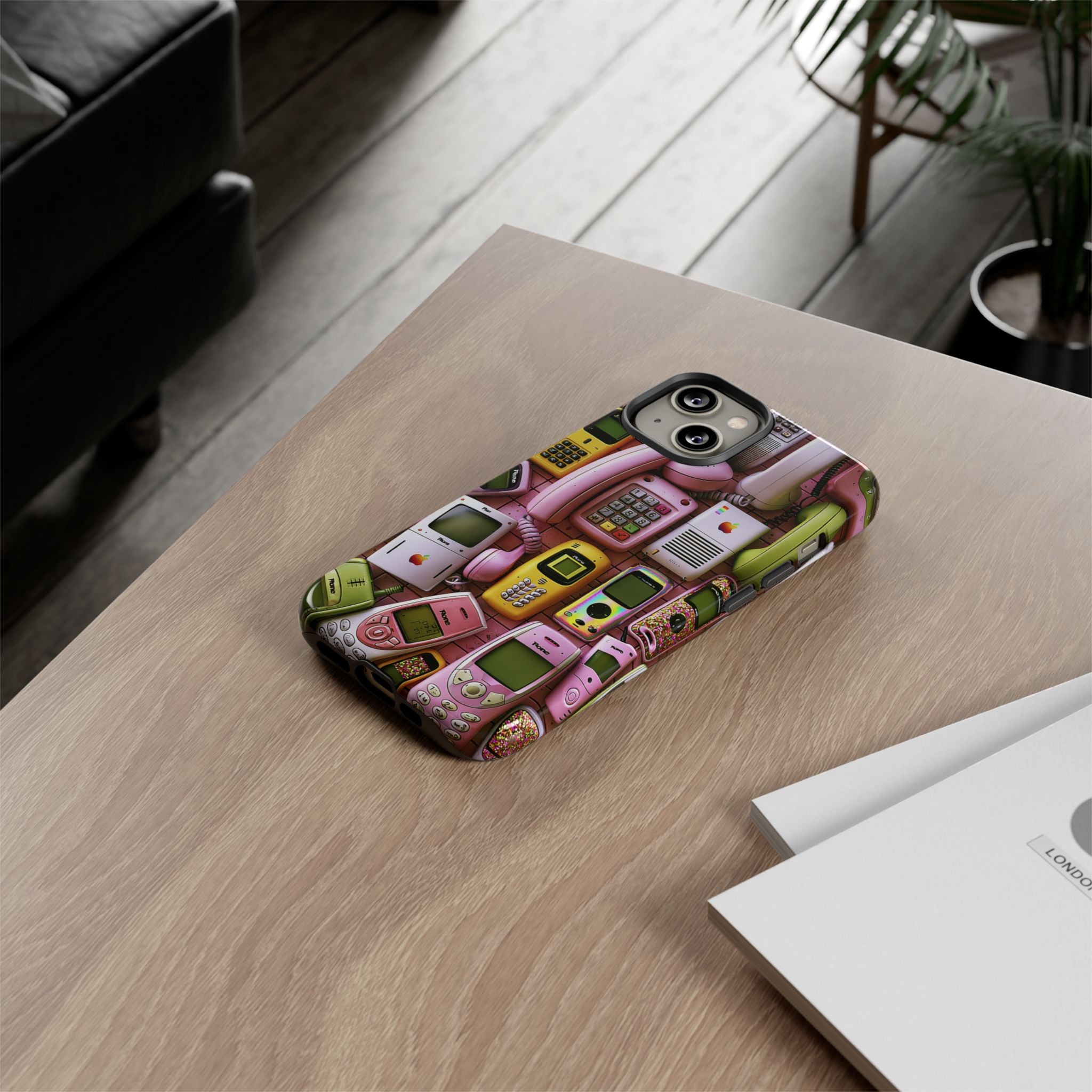 Phone Case — Surreal VR Cityscape Illustration