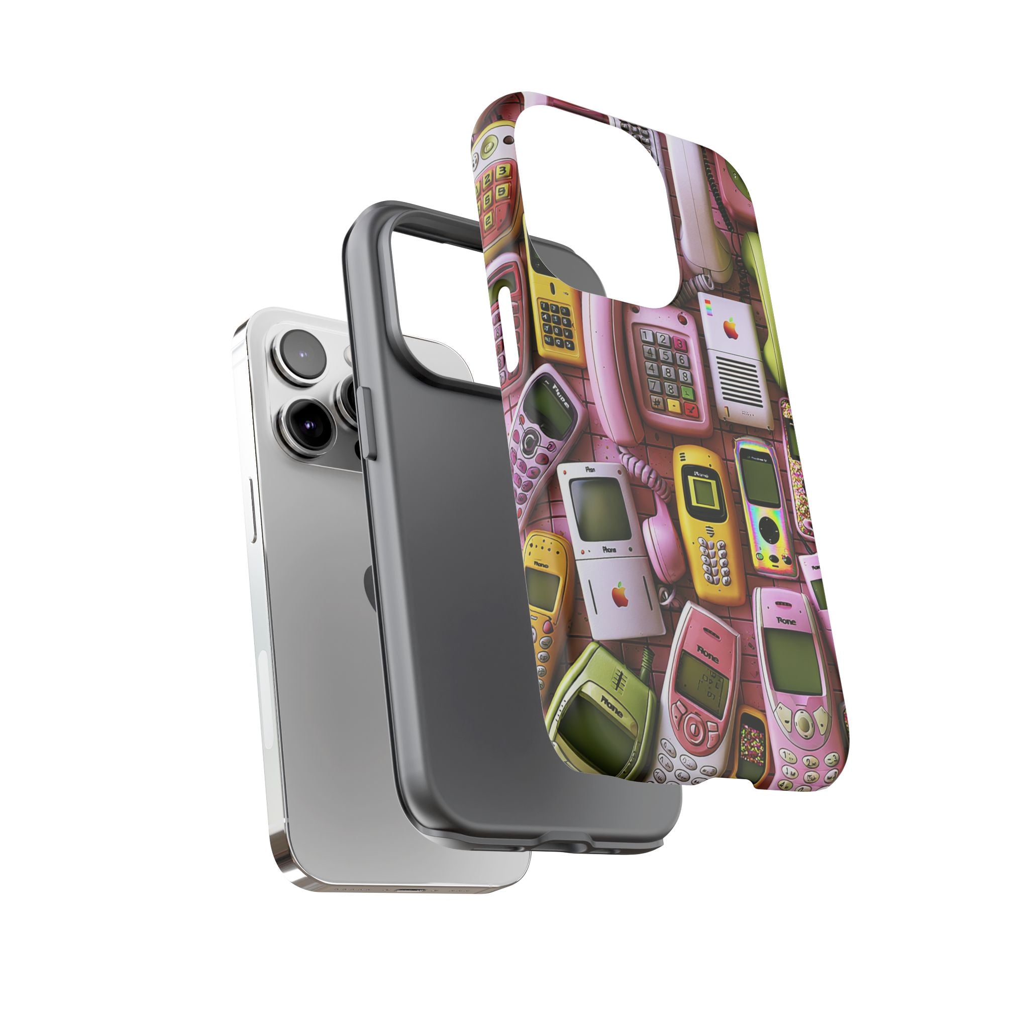 Phone Case — Surreal VR Cityscape Illustration