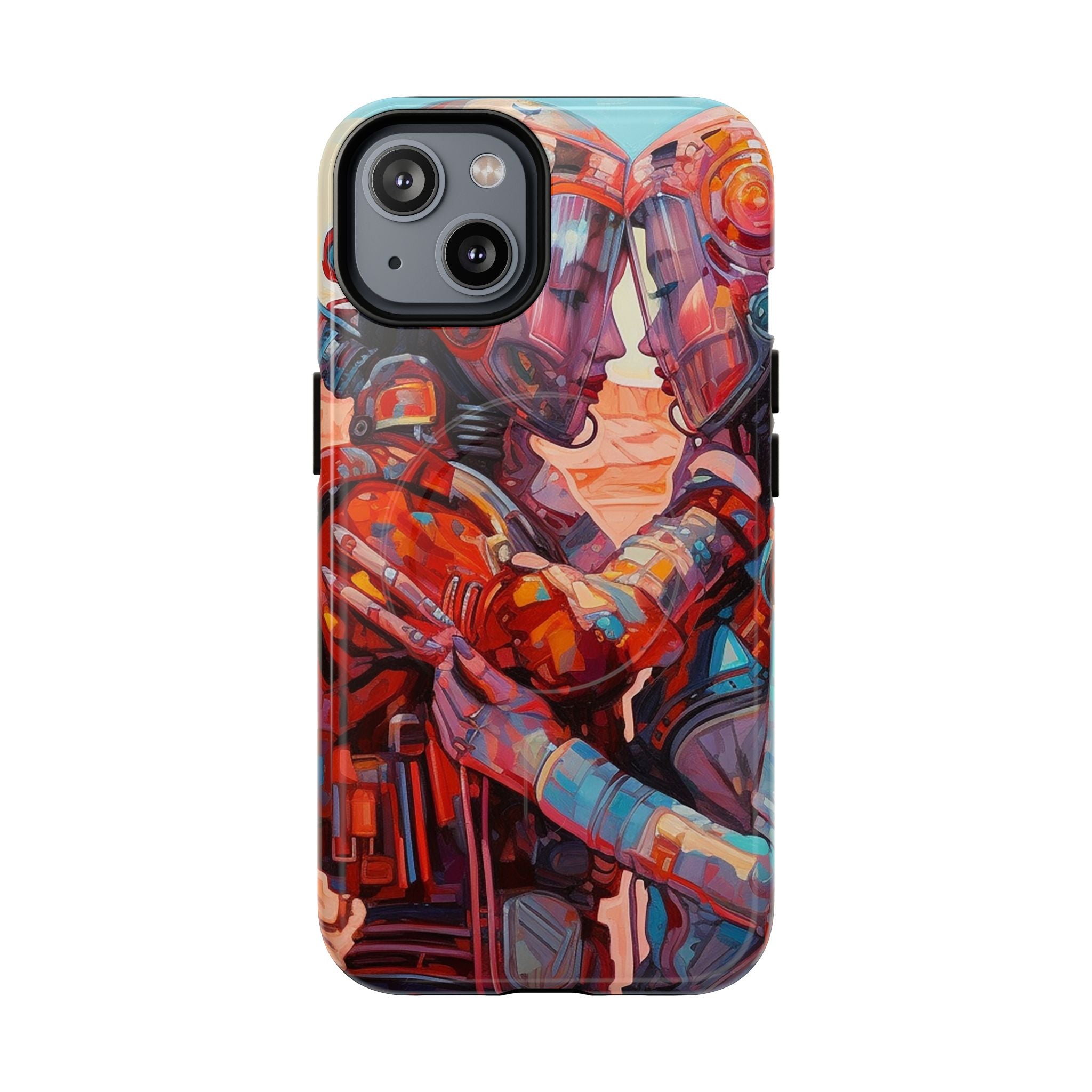 Phone Case — Colorful Futuristic Astronauts Magnetic Tough Case
