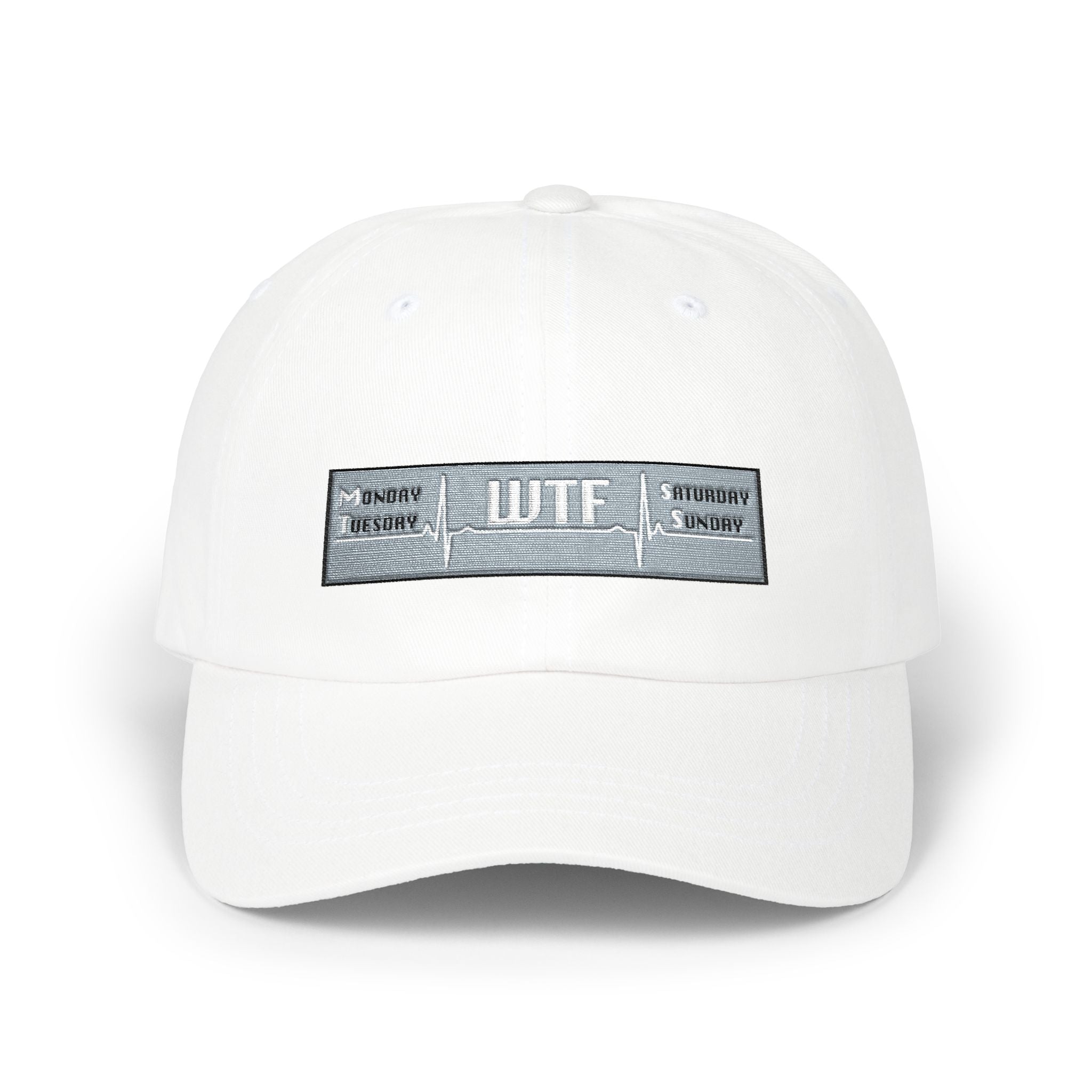 WTF Dad Cap – Vintage Cassette Tape Embroidered Baseball Hat