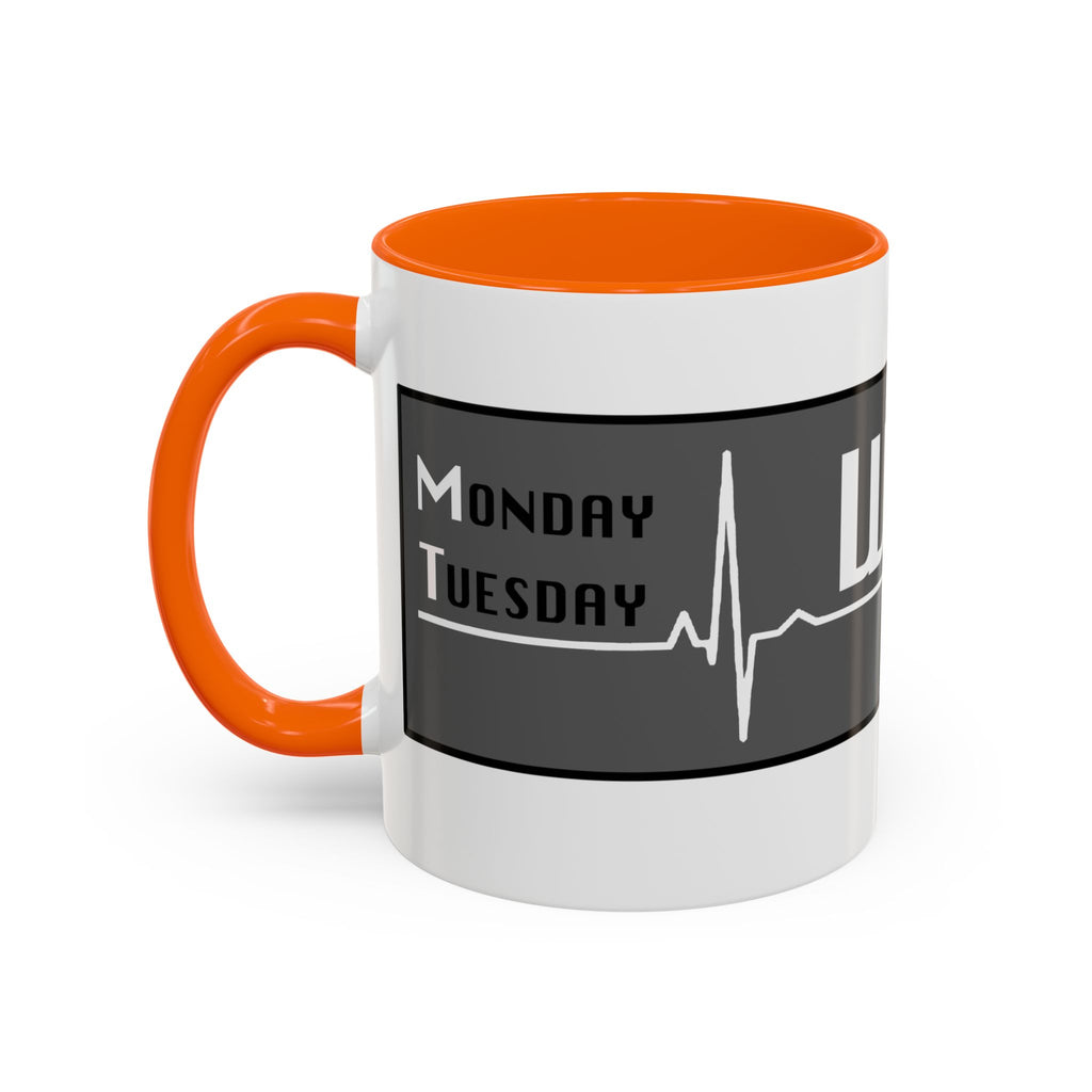 Coffee Mug — WTF (Weekend Heartbeat) Funny Weekend Nurse Gift