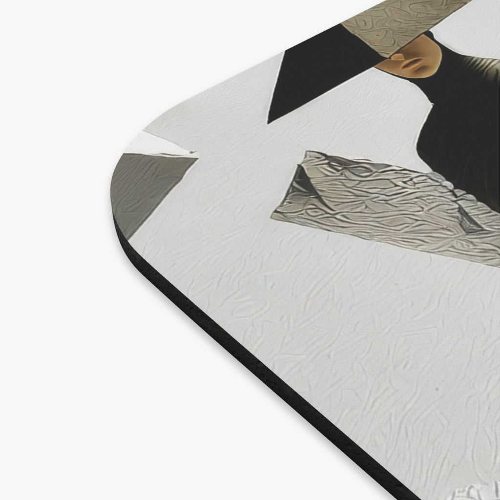 Avant-Garde Fashion Mouse Pad – Minimalist Runway Art Desk Mat