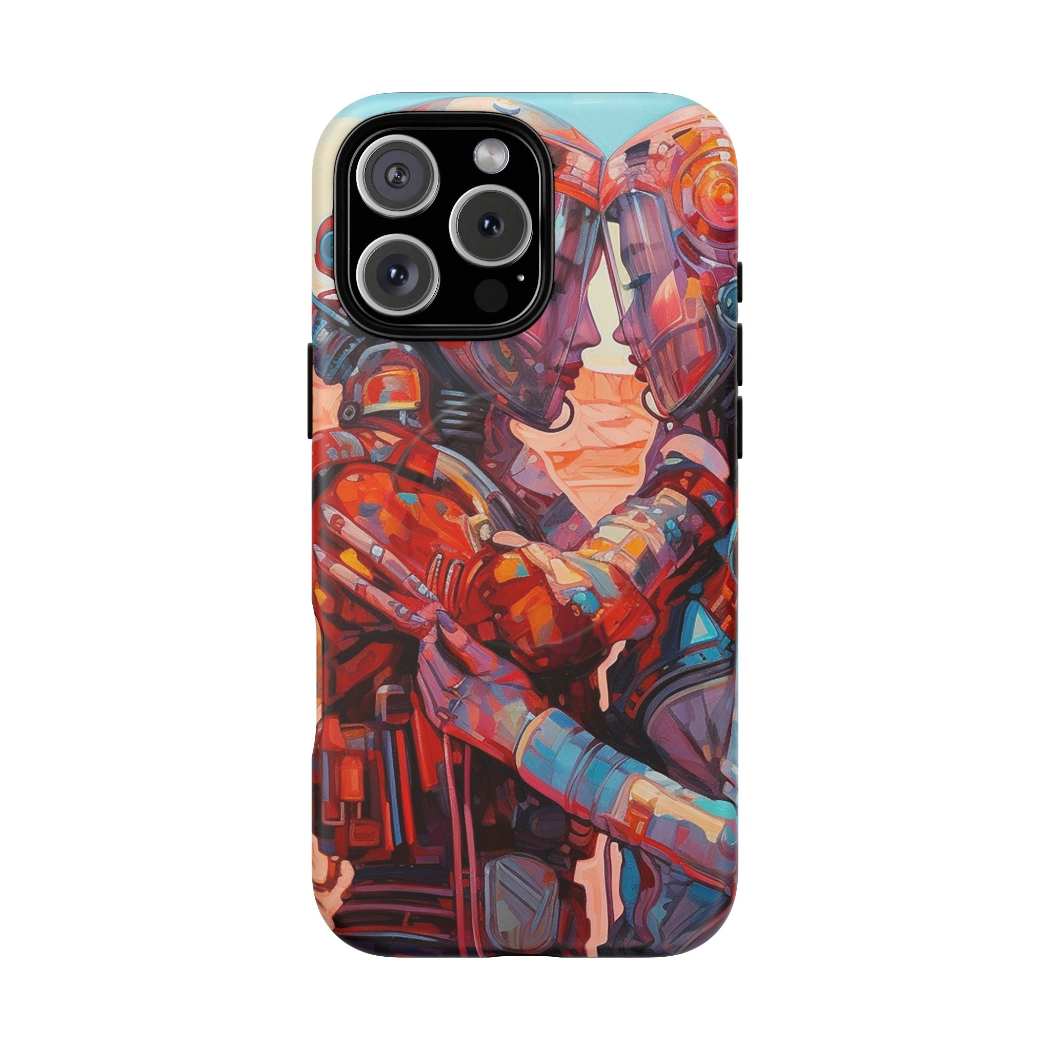 Phone Case — Colorful Futuristic Astronauts Magnetic Tough Case